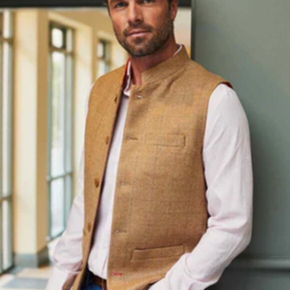 Men's Pocket Sleeveless Gilet Vest/Waistcoat - Picture 1 of 9